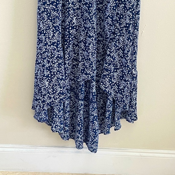 Womens Blue/White Maxi Dress Size L - Picture 9 of 9